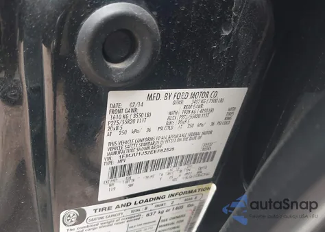 2014 Ford Expedition King Ranch from USA, damaged, VIN 1FMJU1J52EEF62528